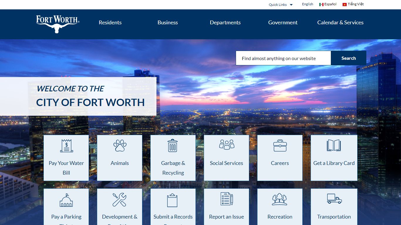 Home – Welcome to the City of Fort Worth